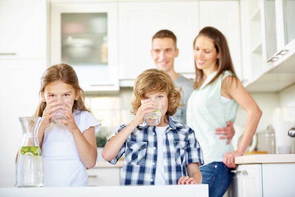 Was Trinken Gehen In Der Nähe Kinder trinken frisches Wasser mit Limetten - North Georgia Water Systems